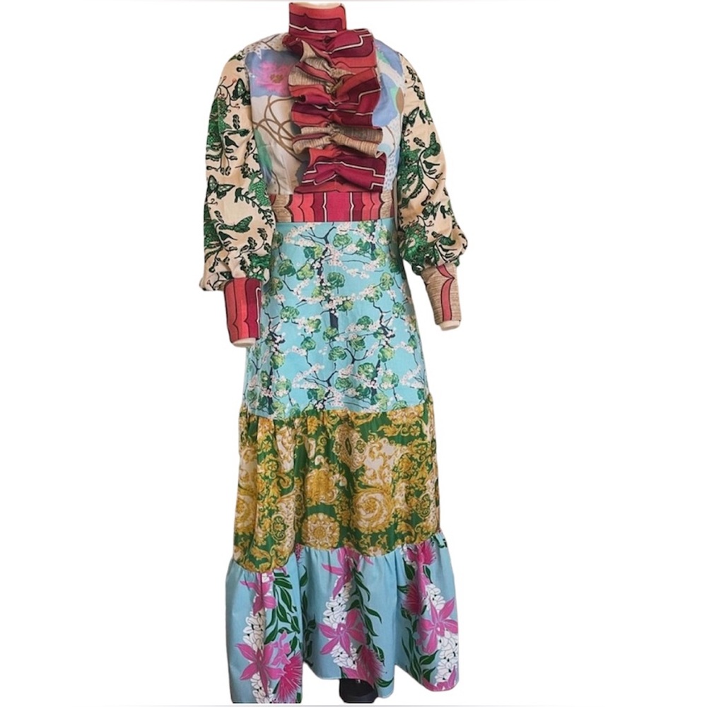 Augustus Roark designer maxi dress size Medium